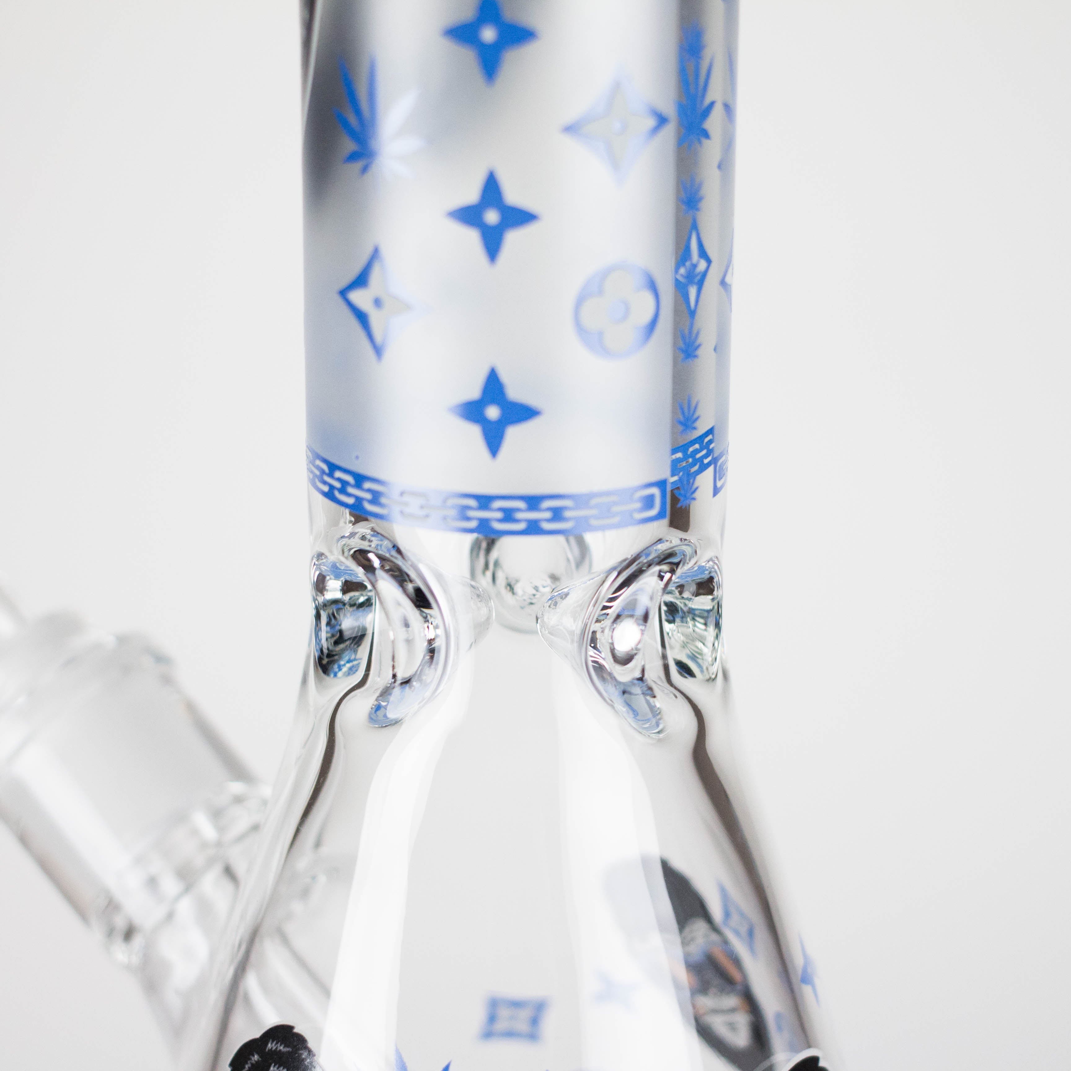 14" 7mm Gorilla Designs Glow In The Dark Beaker Bong – In the Box [FT1892ATS] Secondary image