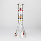 10" Wild Kitty Design Glass Beaker Bong