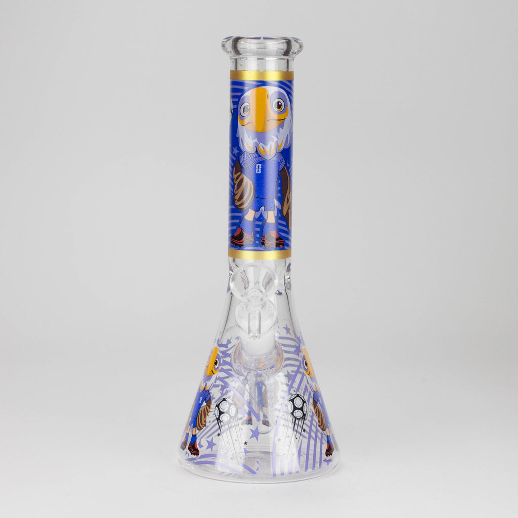 10" Soccer World Cup 2026 Mascot Glass Beaker Bong