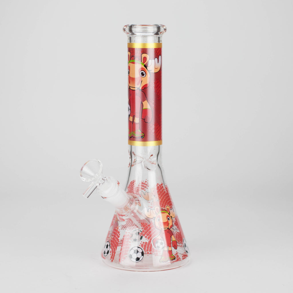 10" Soccer World Cup 2026 Mascot Glass Beaker Bong