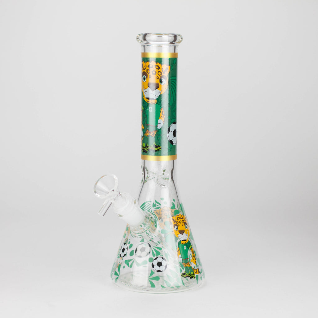 10" Soccer World Cup 2026 Mascot Glass Beaker Bong
