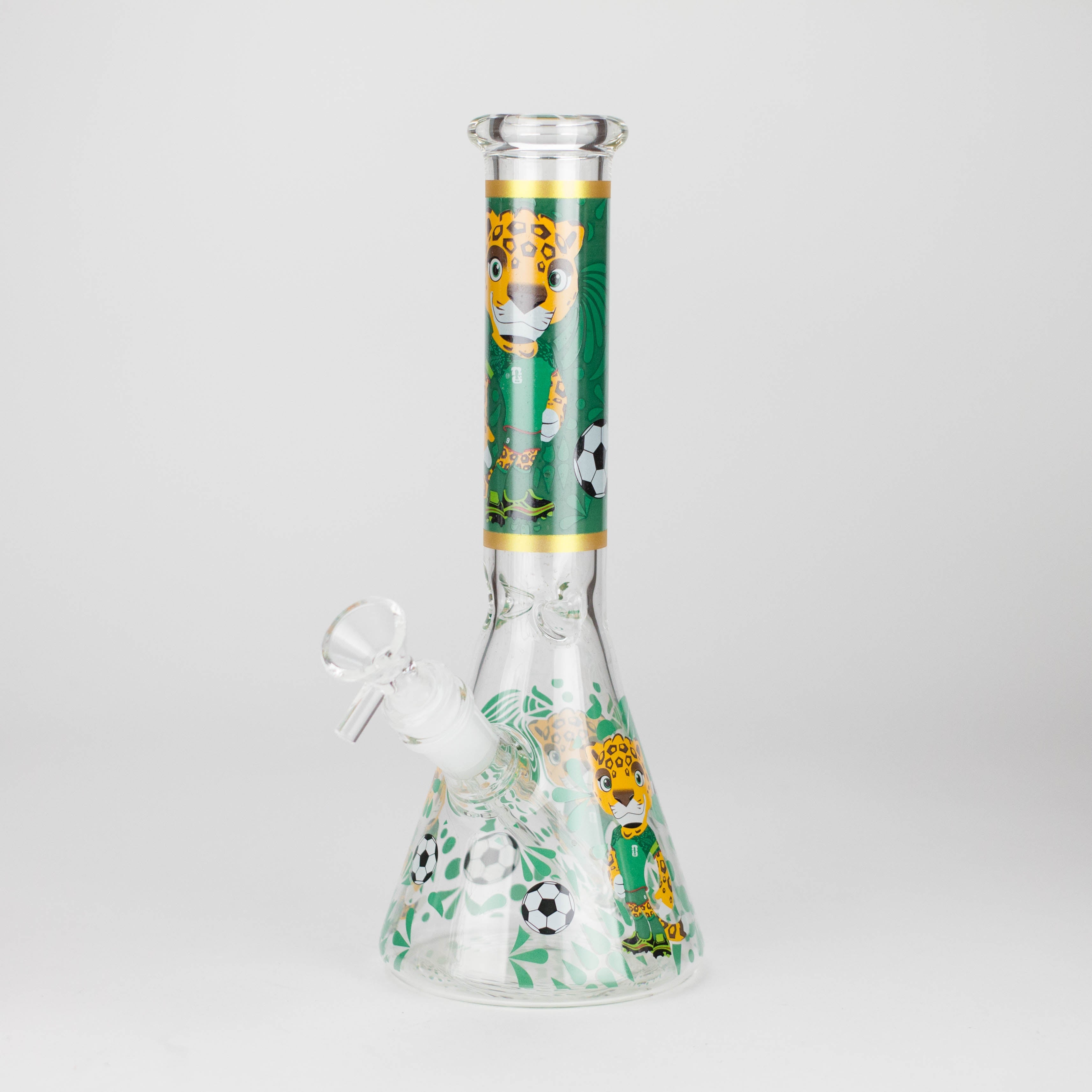 10" Soccer World Cup 2026 Mascot Glass Beaker Bong