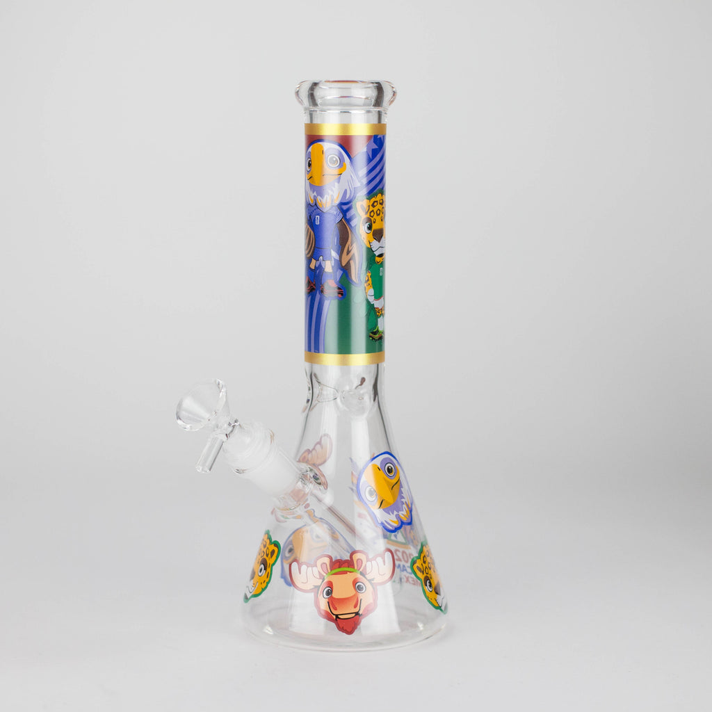 10" Soccer World Cup 2026 Mascot Glass Beaker Bong