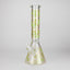 14" Beehive Design 7mm Thick Heavy Duty Glass Beaker Bong