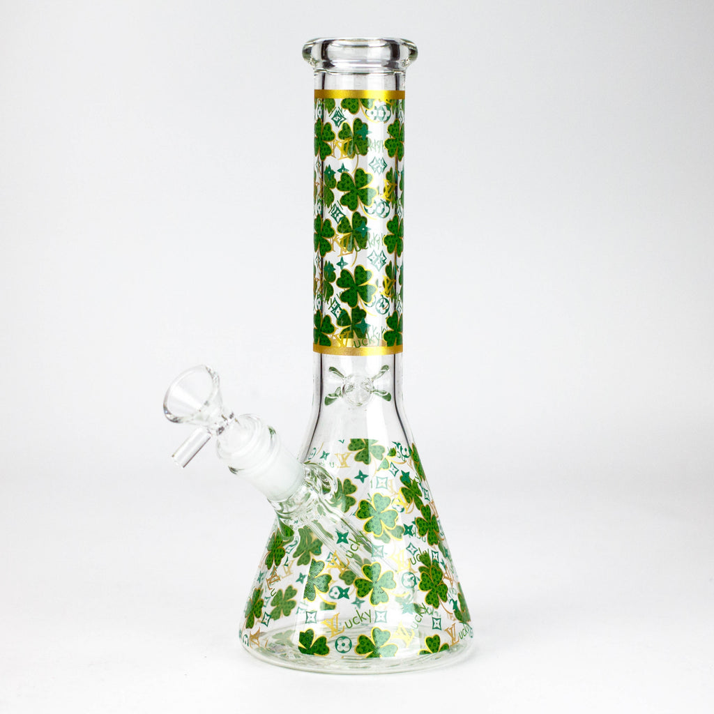 10" Fashion Design Glass Beaker Bong