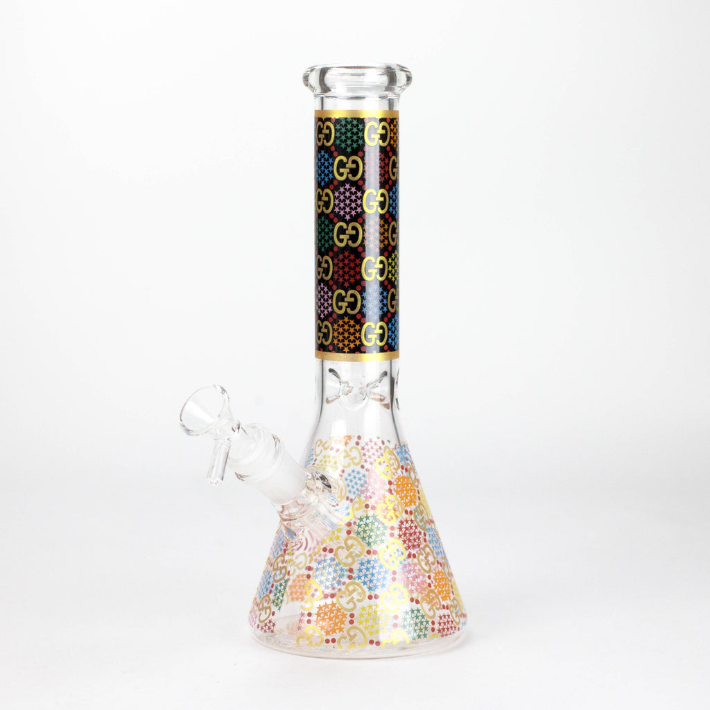 10" Fashion Design Glass Beaker Bong