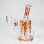 7" 2-in-1 Beehive Design Rig with Perc Banger & Bowl Included
