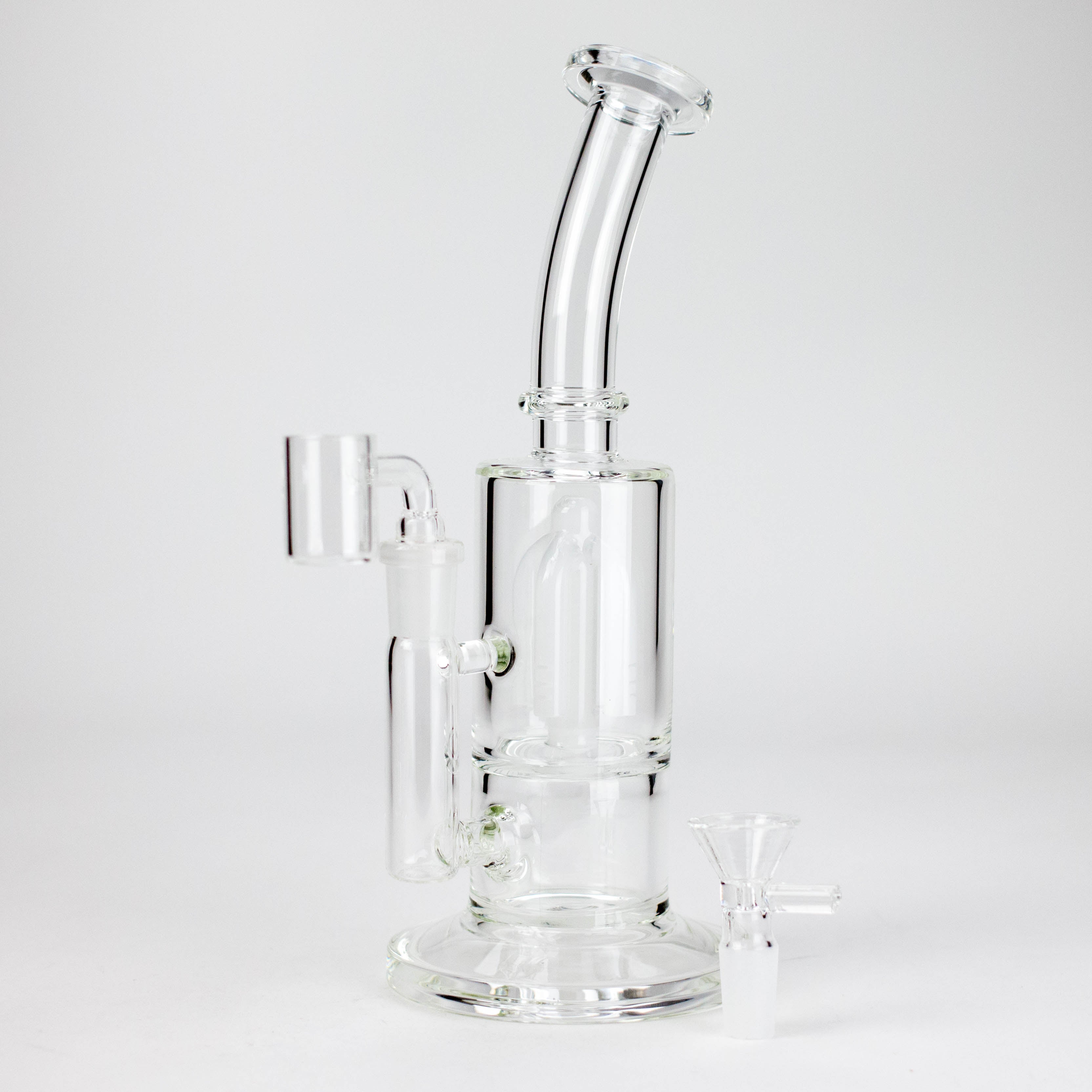 Triangle | 10" 2-in-1 Premium Glass Dab Rig with Tree Percolator Main image