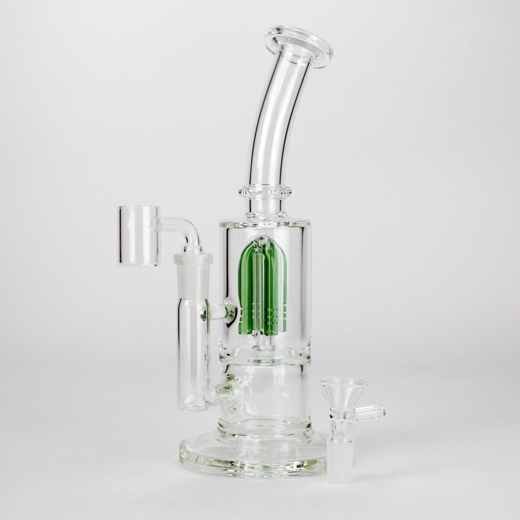 Triangle | 10" 2-in-1 Premium Glass Dab Rig with Tree Percolator