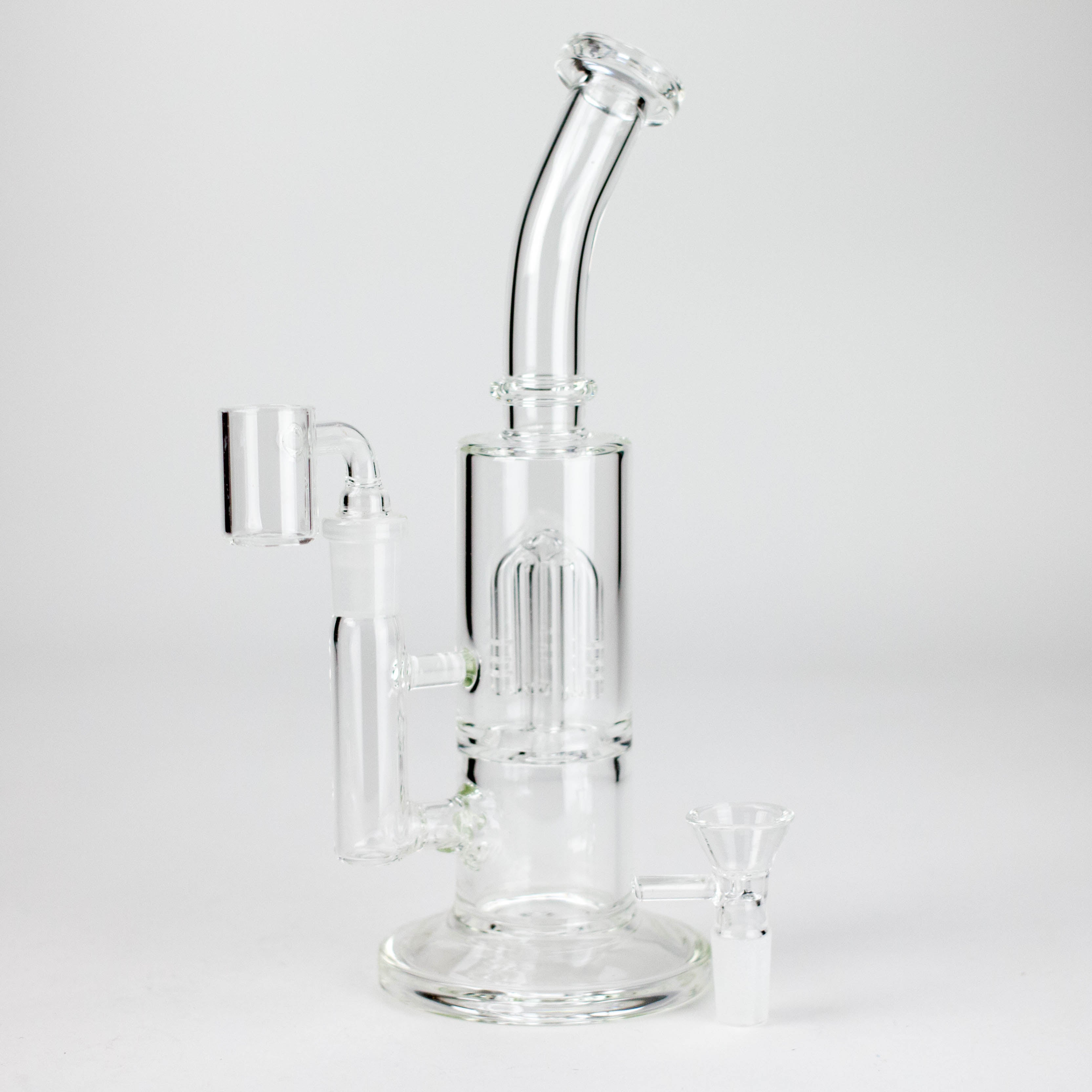 9" 2-in-1 Glass Dab Rig with Tree Percolator Main image