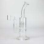 9" 2-in-1 Glass Dab Rig with Tree Percolator
