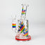 7" 2-in-1 Leaves Design Rig with Perc, Banger & Bowl Included