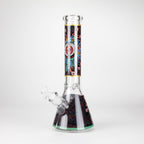 14" Eye Design 7mm Thick Heavy-Duty Glass Beaker Bong