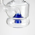 6" Assorted Design Stemless Glass Bong with 14mm Bowl Joint
