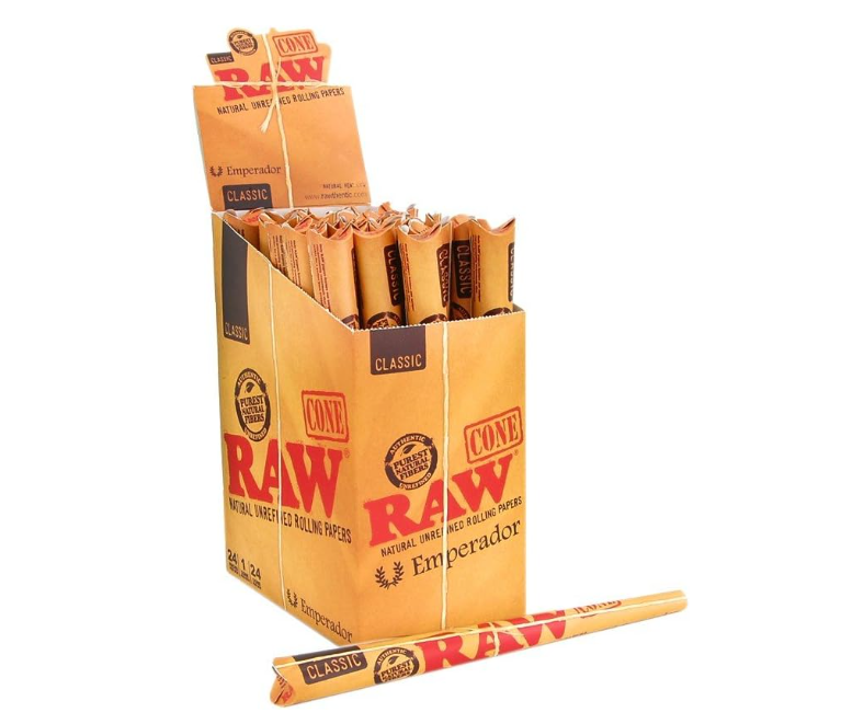 Raw | Classic Emperador Cones ( Box of 24 Display ) [SMK511]. Main image