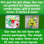 Billie Bong - Parody Plush Squeaky Dog Toy - 10"