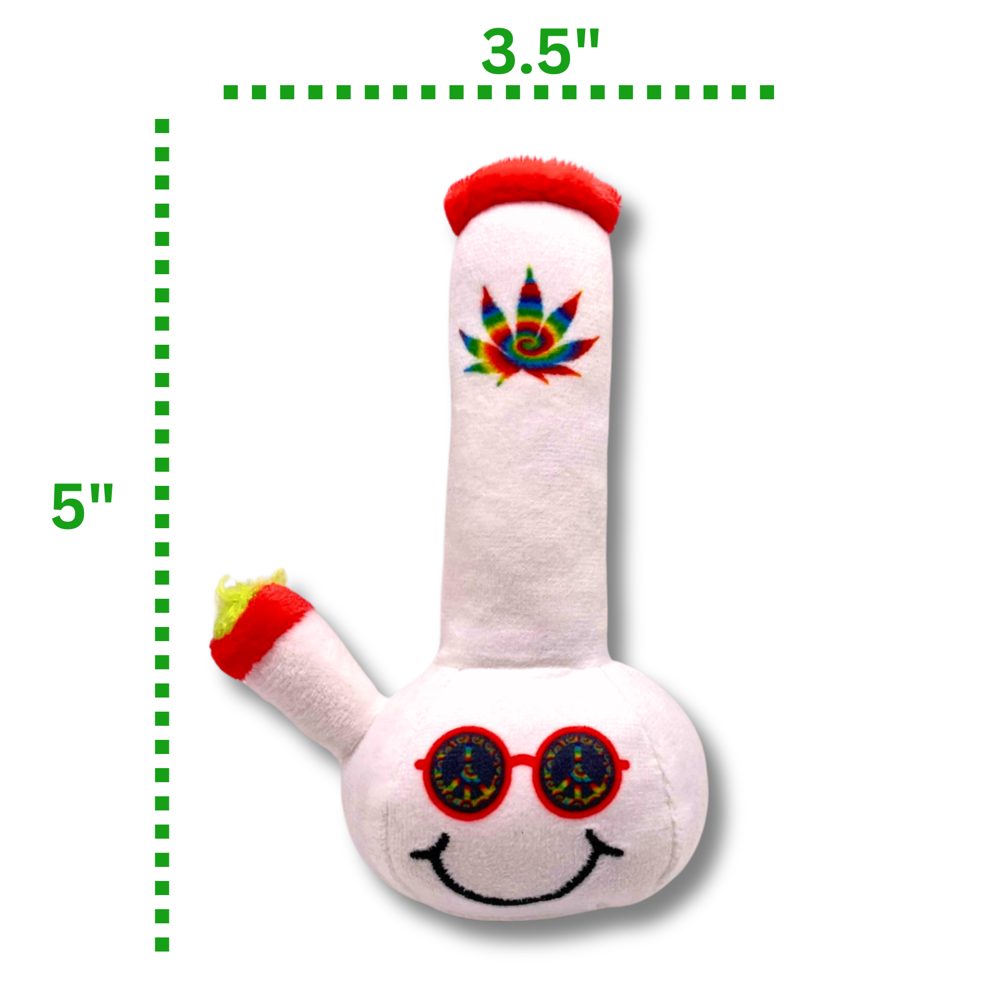 Lil' Billie Bong - Parody Plush Catnip Cat Toy - 5"