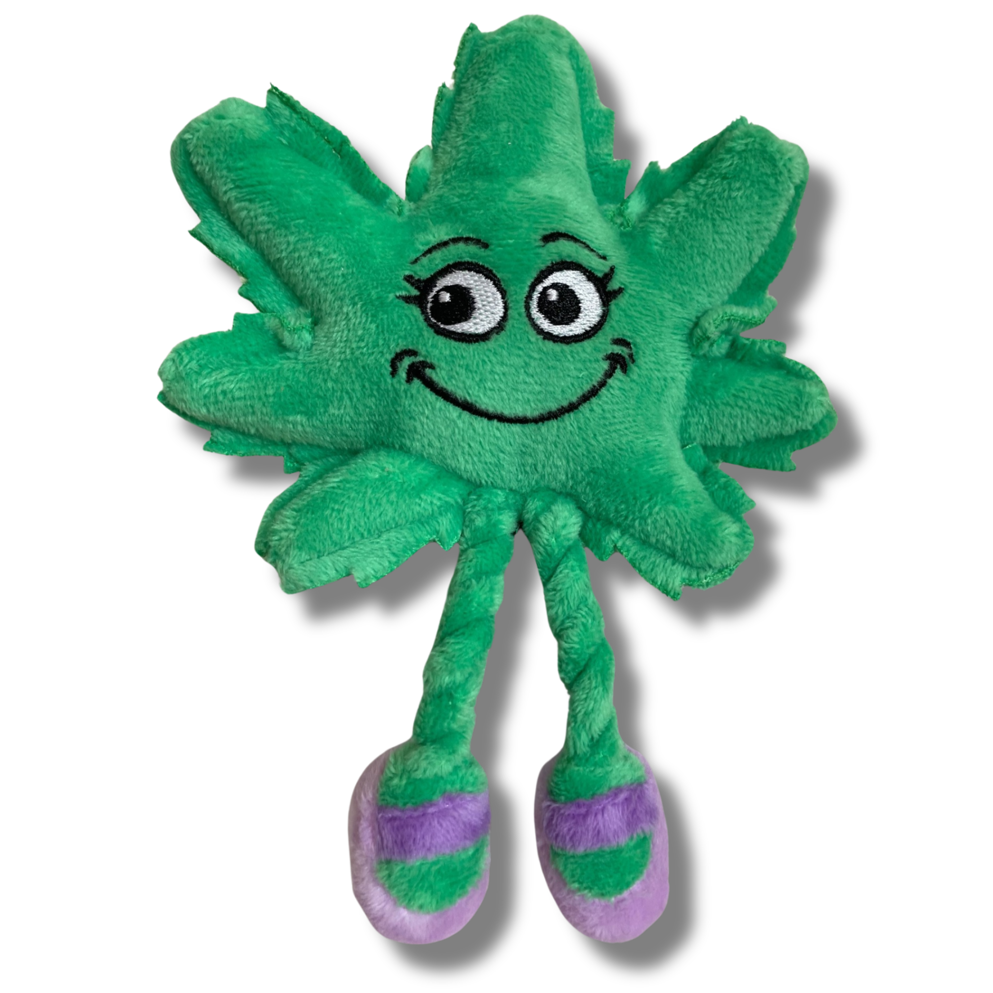 Lil' Mary Jane the Marijuana Leaf - Plush Catnip Cat Toy - 6" Main image