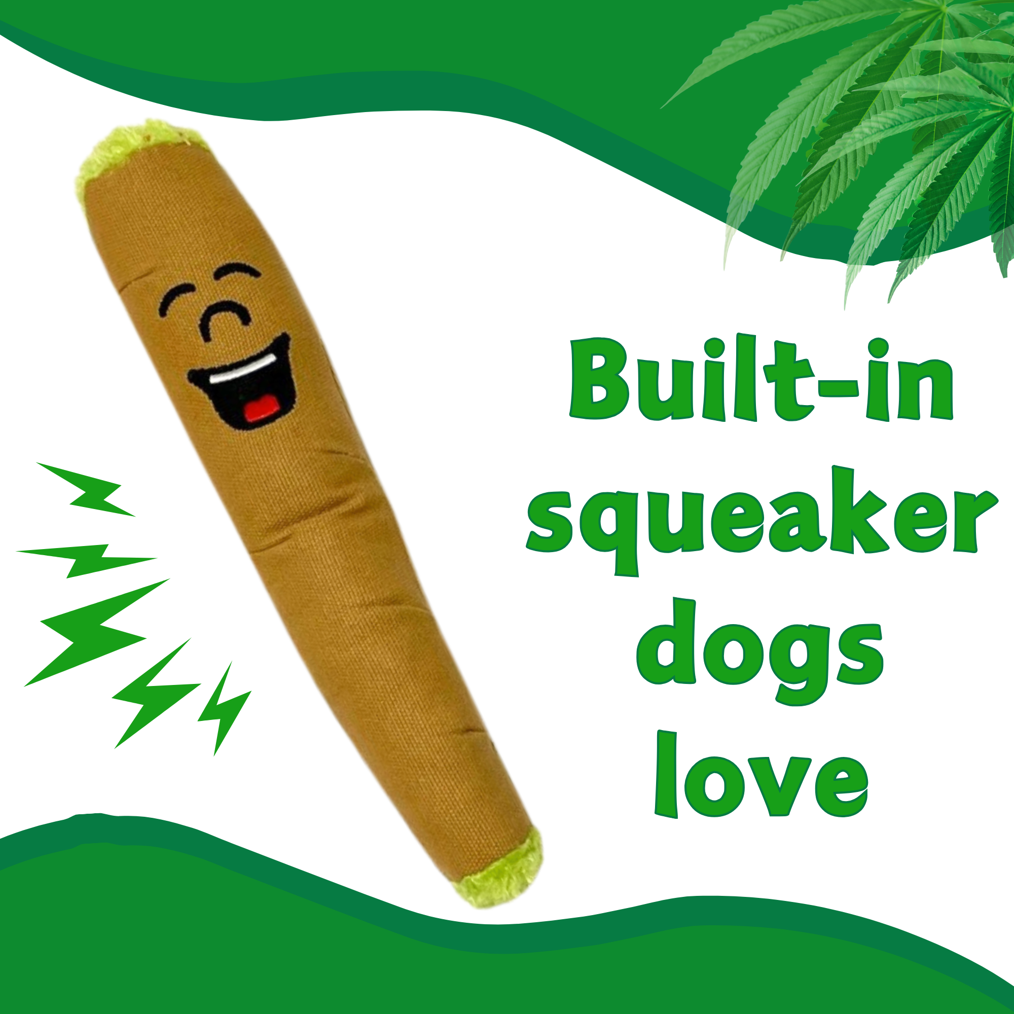 B the Blunt - Squeaky Parody Dog Toy - 10"