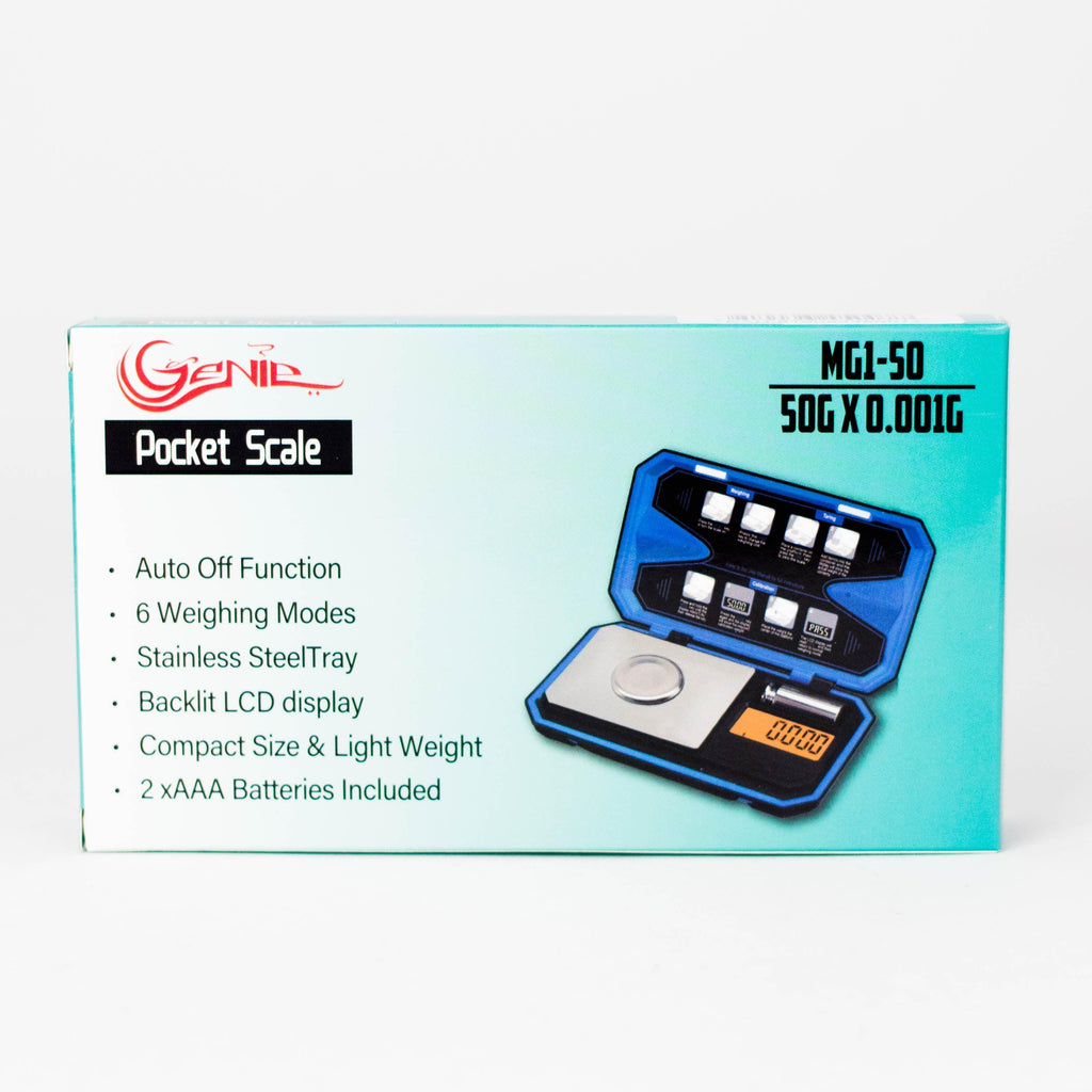 Genie | MG1-50 Pocket Scale – 50g × 0.001g.