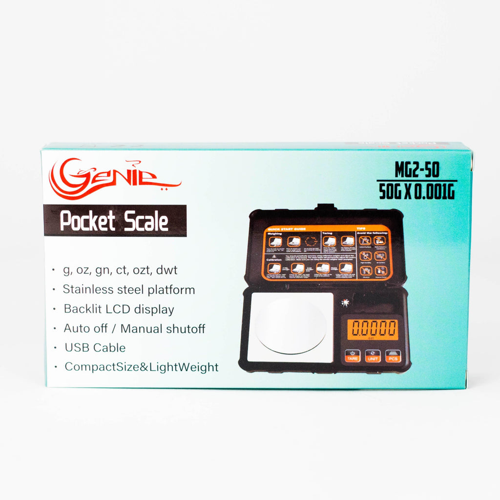 Genie | MG2-50 Pocket Scale – 50g × 0.001g.