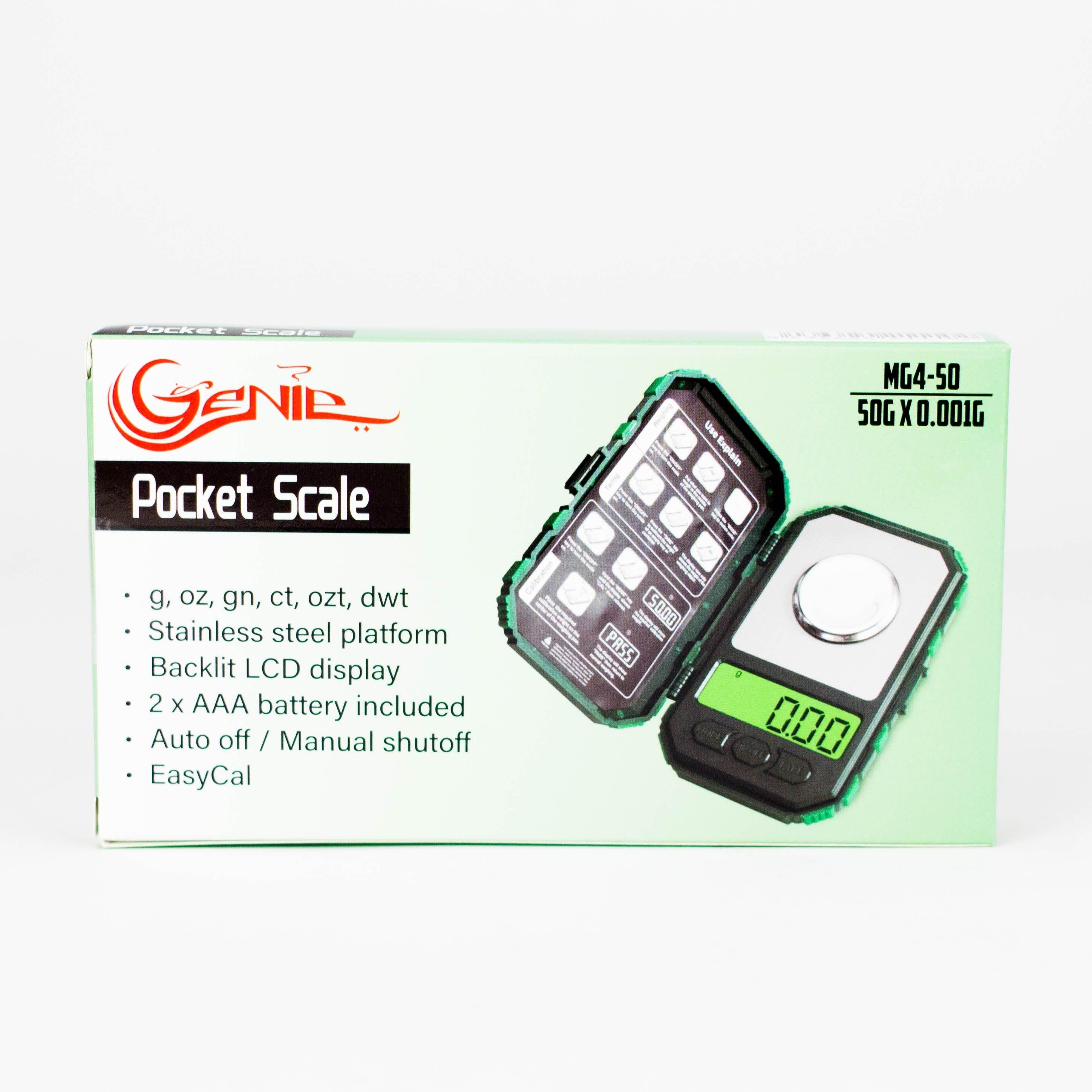 Genie | MG4-50 Pocket Scale – 50g × 0.001g.