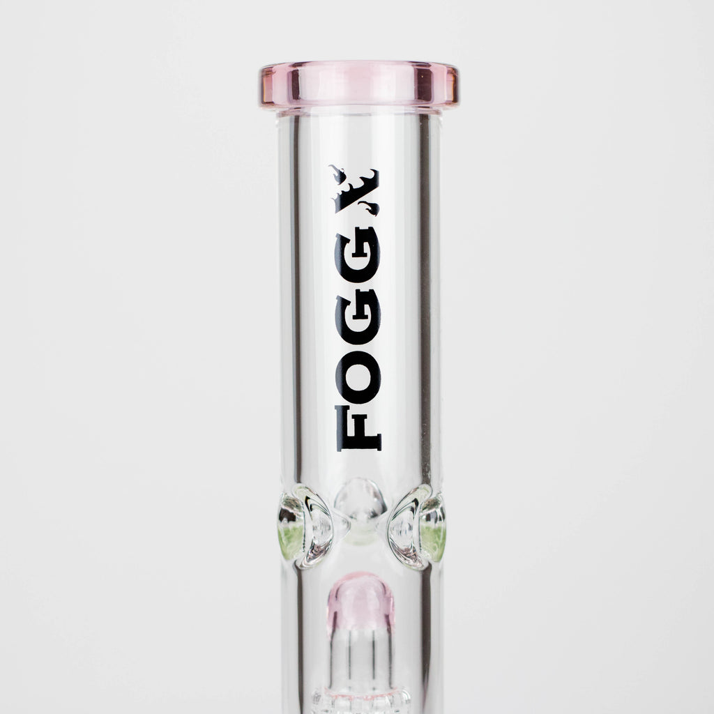 FOGGX | 14" Glass Water Pipe with Percolator [FT187]