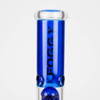 FOGGX | 14" Colored Glass Water Pipe with Percolator [FTLL09]