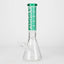 FOGGX | 14" Sandblasted Beaker Glass Water Pipe – 7mm Thick [FT292]