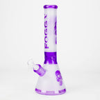 FOGGX | 14" Sandblasted Frosted Big Skull Beaker Water Pipe – 7mm Thick [FT1648ATS]