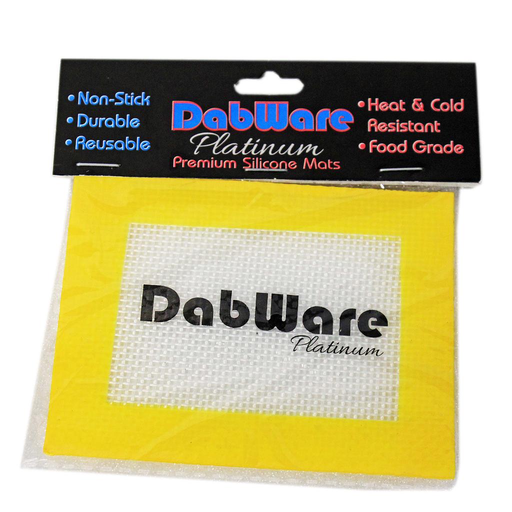 Dabware | 5.5"x4.5" Platinum Small Silicone Mat (Yellow)