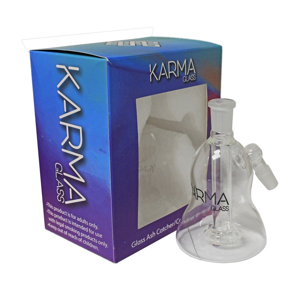 Karma | Glass Ash Catcher Glass 14mm 45deg Circ (Clear) Main image