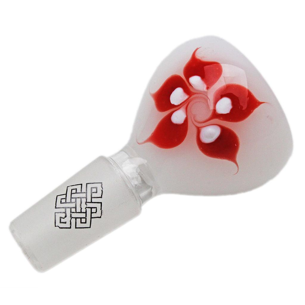 Karma | 14mm Flower Glass Bowl (Red) Main image