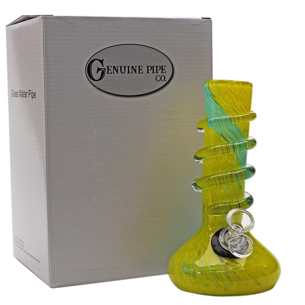 Genuine Pipe Co | 8" Oval Base Premium Softglass Bong Secondary image