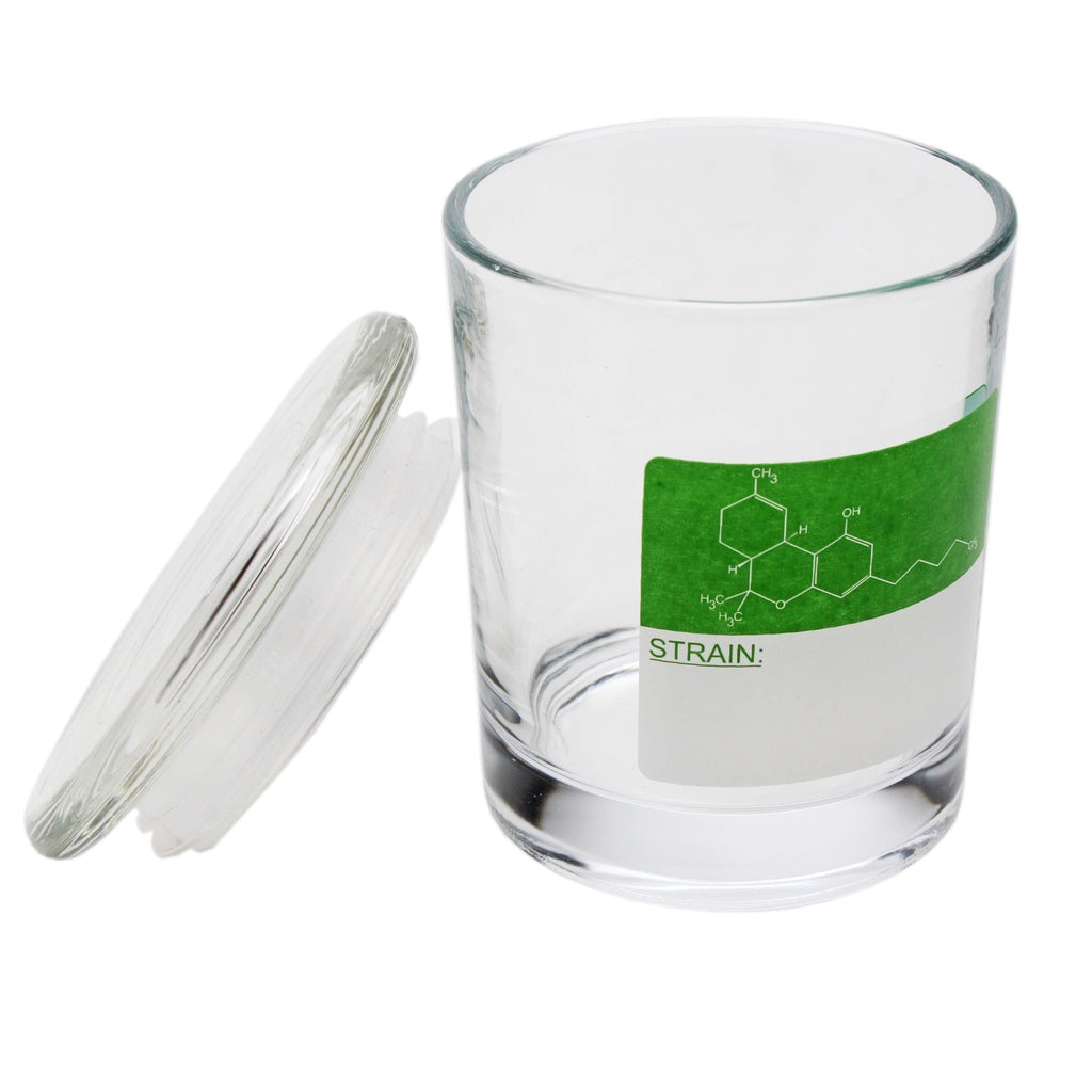 Stor | Pop Top Molecular Design Glass Storage Jar Secondary image