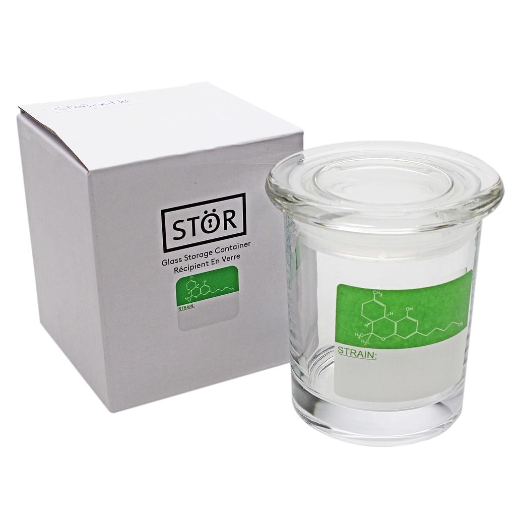 Stor | Pop Top Molecular Design Glass Storage Jar Main image