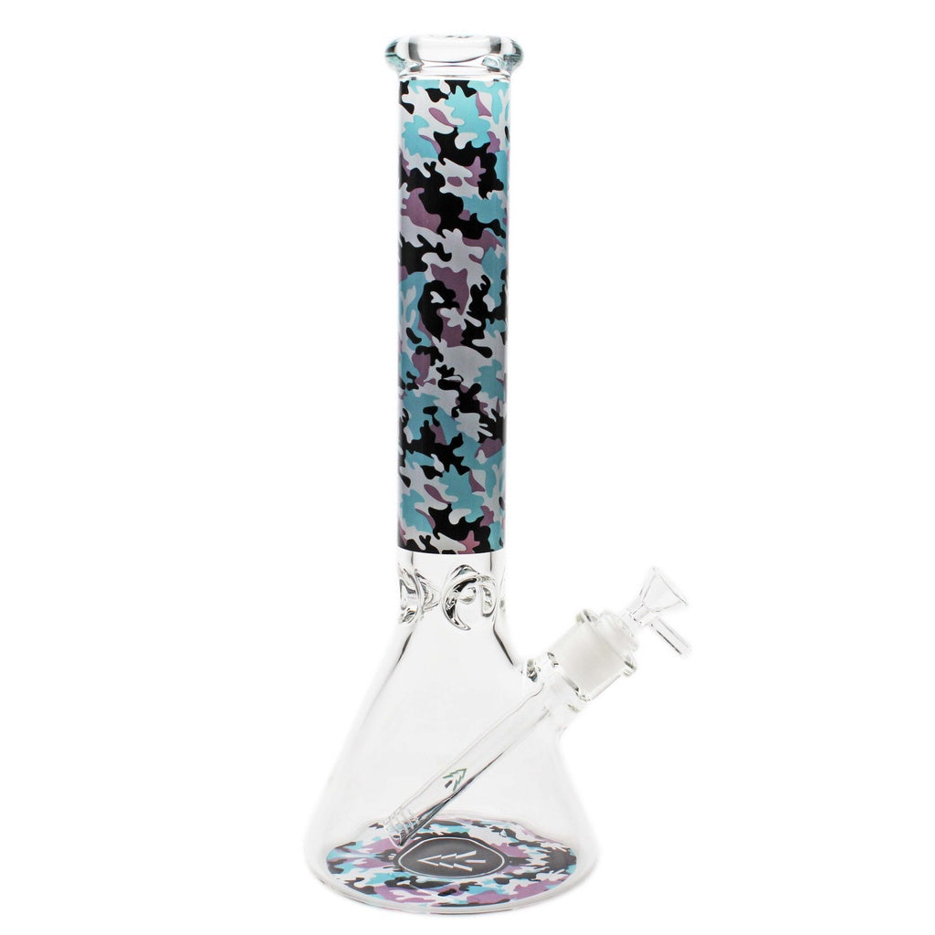 Tree Glass | 15" 7mm Beaker DigiCamo Pattern Glass Bong Main image