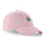 Low-Crown 6-Panel Embroidered Leaf Cap-Pink