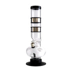 12" Acrylic Waterpipe with Detachable Metal Slider- 2pcs