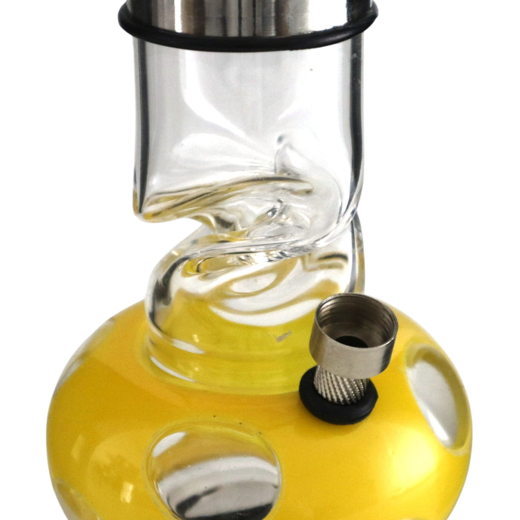 12" Acrylic Waterpipe with Detachable Metal Slider- 2pcs