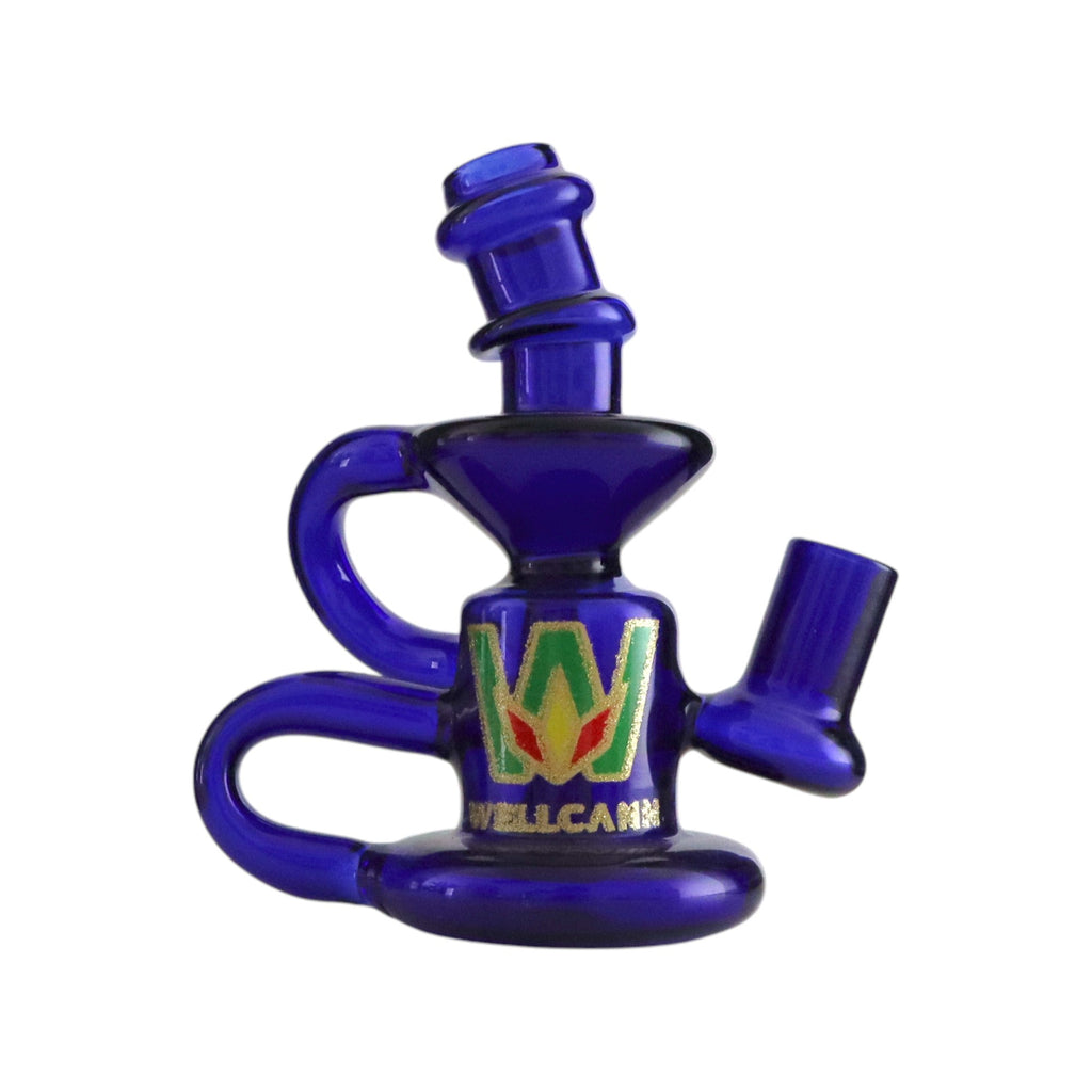 Wellcann | 5" Glass Dab Rig with Circ Perc – Includes Quartz Banger