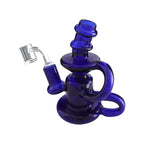 Wellcann | 5" Glass Dab Rig with Circ Perc – Includes Quartz Banger