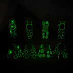 10" Glass Beaker Bong – Lollipops Design (Glow in the Dark)