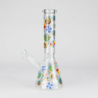 10" Glass Beaker Bong – Lollipops Design (Glow in the Dark)