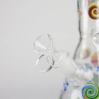10" Glass Beaker Bong – Lollipops Design (Glow in the Dark)