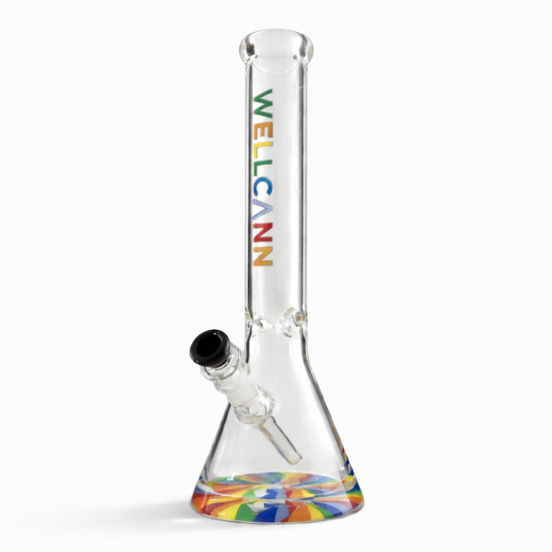 WELLCANN | 15" Heavy Duty Thick Base Beaker Rainbow Main image