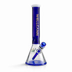 WELLCANN | 15" Thickened Base Geometric Beaker Glass Bong