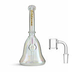 Fortune | 9" Iridescent Glass Rig