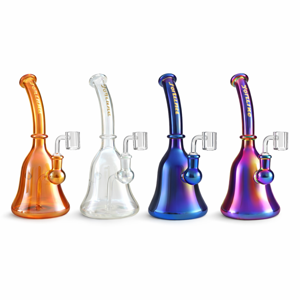 Fortune | 9" Iridescent Glass Rig Main image