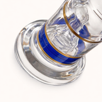 Mini Crown 6” Circ Perc Glass Bong